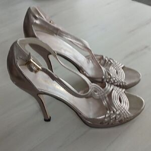 Elegant Metallic Heels